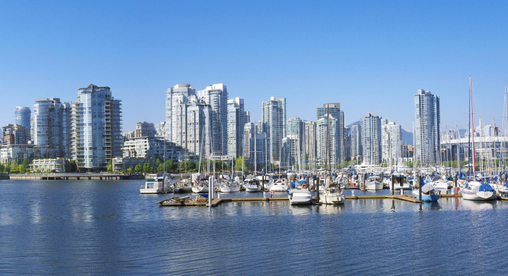 vancouver skyline harbor